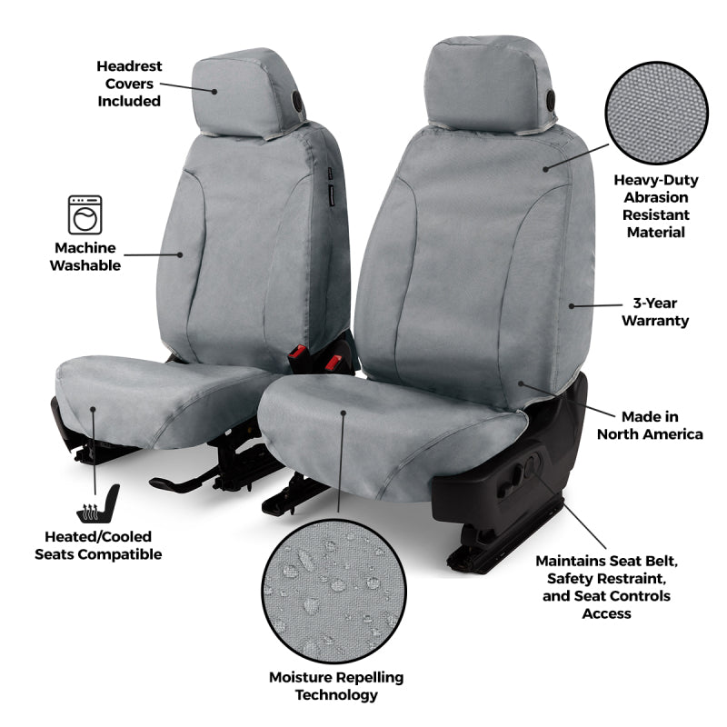 Covercraft 2026 Jeep Wrangler 2-Door (MT) Endura Waterproof SeatSaver Custom Front Row Seat Covers