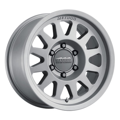 Method Wheels Method MR704 17x8.5 0mm Offset 5x5.5 108mm CB Matte Titanium Wheel
