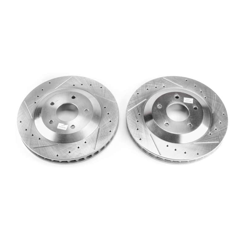 PowerStop Power Stop 2004 Cadillac XLR Front Evolution Drilled & Slotted Rotors - Pair