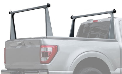 Access ADARAC Aluminum Uprights 24in Vert Pro Kit (2 Uprights w/1 66in Cross Bar) Silver Truck Rack