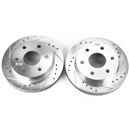 PowerStop Power Stop 99-00 Cadillac Escalade Front Evolution Drilled & Slotted Rotors - Pair