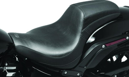 Mustang Motorcycle Mustang 06-17 Harley Softail Wide Tire (200mm) Standard Touring, Wide Touring Passenger Seat - Black