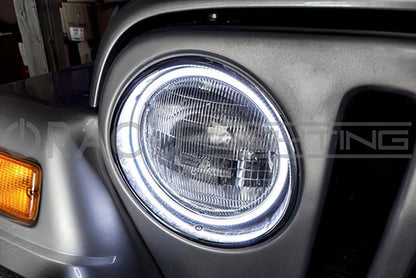 ORACLE Lighting Oracle 7in Round Exterior Waterproof LED Halo Kit - ColorSHIFT w/ Simple Controller