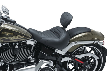 Mustang Motorcycle Mustang 13-17 Harley Softail Breakout Standard Touring Solo Seat - Black