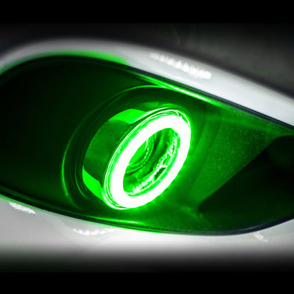 ORACLE Lighting Oracle 01-04 Nissan Frontier Surface Mount LED Fog Light Halo Kit - Green