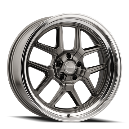 Ridler Wheels Ridler 610 20x8.5 / 5x120.65 BP / 0mm Offset / 83.82mm Hub Gloss Grey Polished Wheel