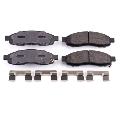 PowerStop Power Stop 04-05 Infiniti QX56 Front Z17 Evolution Ceramic Brake Pads w/Hardware
