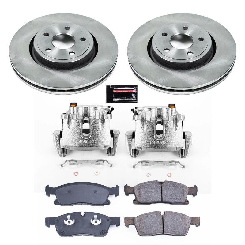PowerStop Power Stop 13-15 Jeep Grand Cherokee Front Autospecialty Kit w/Cals