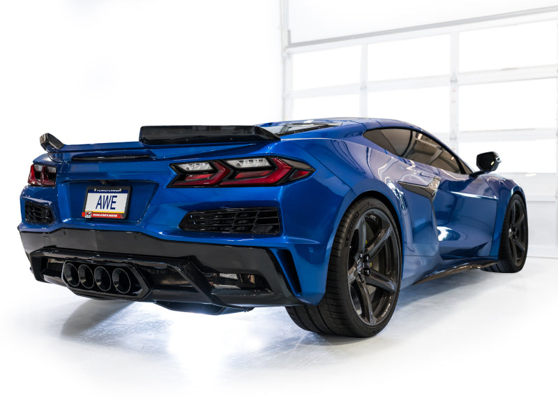 AWE Tuning 2023 C8 Corvette Z06 SwitchPath Cat-Back Exhaust - Diamond Black Tips