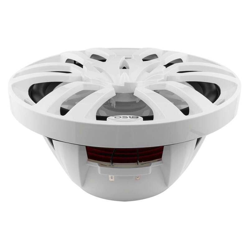DS18 NXL Series Coaxial Marine Speaker w/ RGB Lights 10in 2-Way 200 Watts RMS 4 ohm White