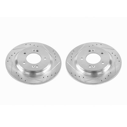 PowerStop Power Stop 2017 Hyundai Azera Rear Evolution Drilled & Slotted Rotors - Pair