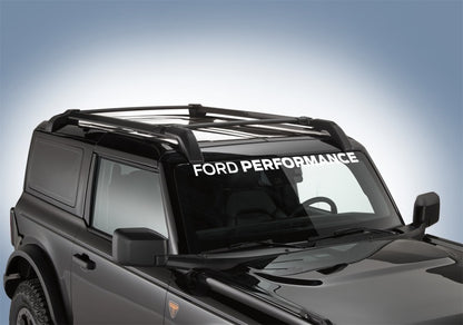 Ford Racing Ford Performance Bronco Windshield Banner - White