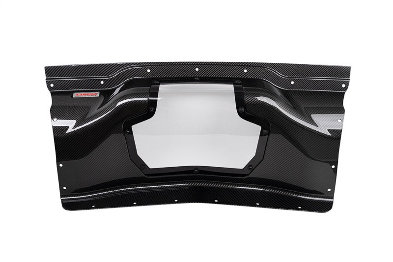 CORSA Performance Corsa 2020+ Chevrolet Corvette C8/Z06 Carbon Fiber Air Intake Trunk Panel with Polycarbonate