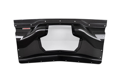 CORSA Performance Corsa 2020+ Chevrolet Corvette C8/Z06 Carbon Fiber Air Intake Trunk Panel with Polycarbonate