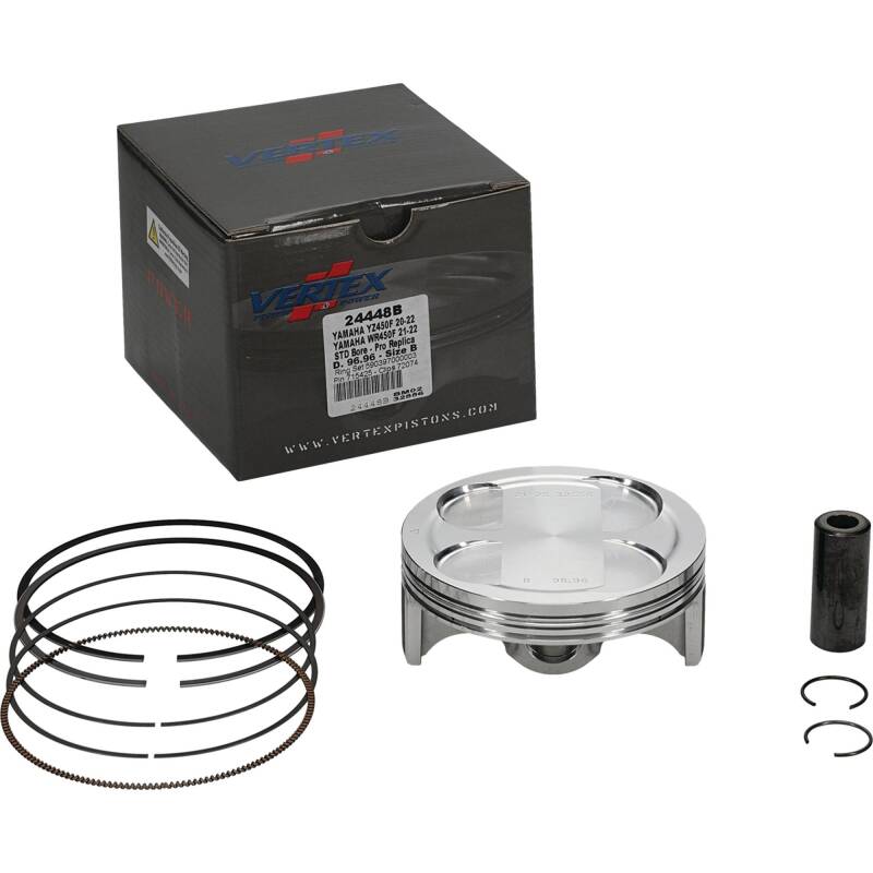 Vertex Pistons Vertex Piston 21-23 Yamaha WR 450 F 450cc Forged Replica Piston Kit