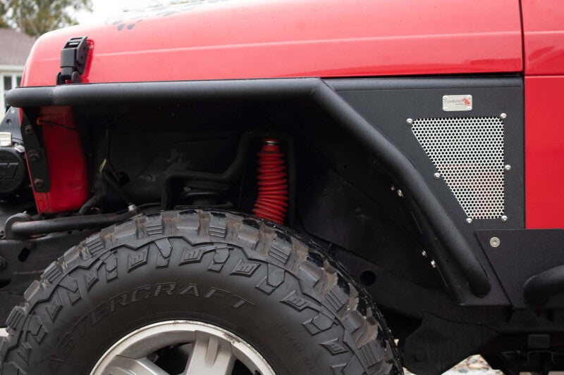 Fishbone Offroad 97-06 Jeep Wrangler Front Tube Fenders Paintable Mesh Upgrade