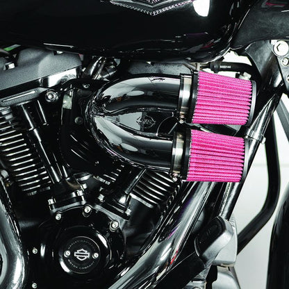 S&S Cycle 17-21 M8 Models Intake Runner Induction Kit - Chrome