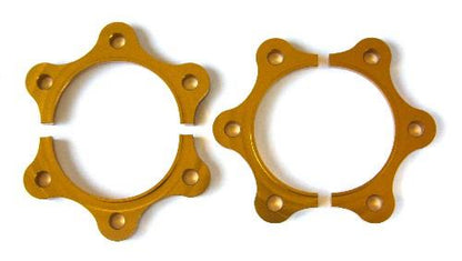 BLOX Racing BLOX Honda S2000 Racing Half Shaft Spacers-Silver (Recommended for vehicles lowered 1.25in or more)