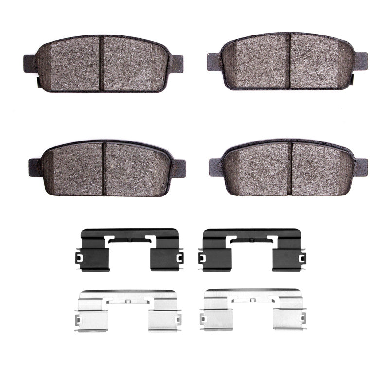R1 Concepts R1 16-16 Cadillac ELR Rear Semi Met Pads & Hardware Kit