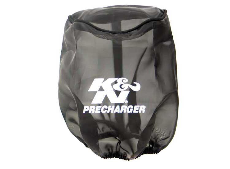 K&N Engineering K&N PreCharger Tapered Air Filter Wrap Black 6in Height / 6in Diameter