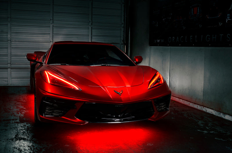 ORACLE Lighting Oracle 20-21 Chevy Corvette C8 RGB+A Headlight DRL Kit - ColorSHIFT w/o Controller