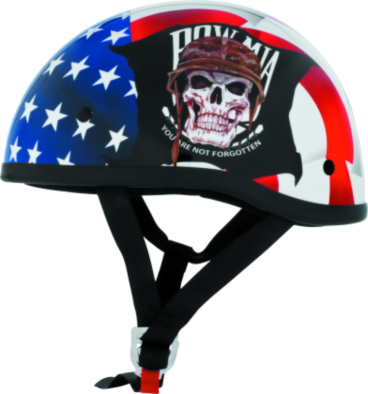 Bikers Choice Skid Lids POW MIA Original Helmet - XL