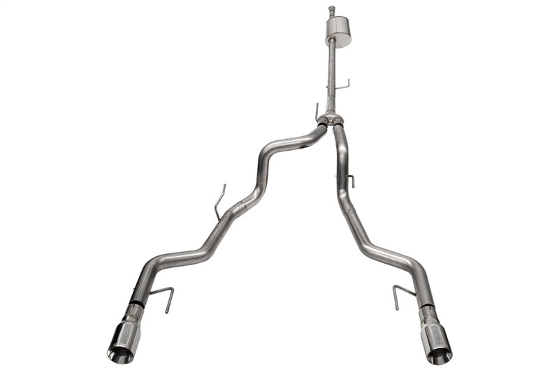 CORSA Performance Corsa 2022-2024 2023 Ford F-150 SuperCrew/5.5ft Bed 5.0L V8 Sport Cat-Back Dual Rear Exit-Polished
