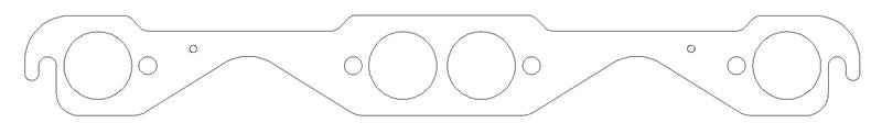 Cometic Gasket Cometic Chevy Gen1 SB V8 .064in ArmorCore Exhaust Mani Gasket Set-1.500in Round Port-23 Deg Head