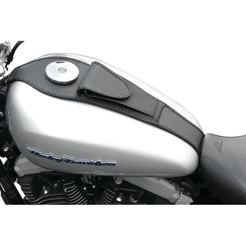 Mustang Motorcycle Mustang 04-21 Harley Sportster Tank Bib - Black