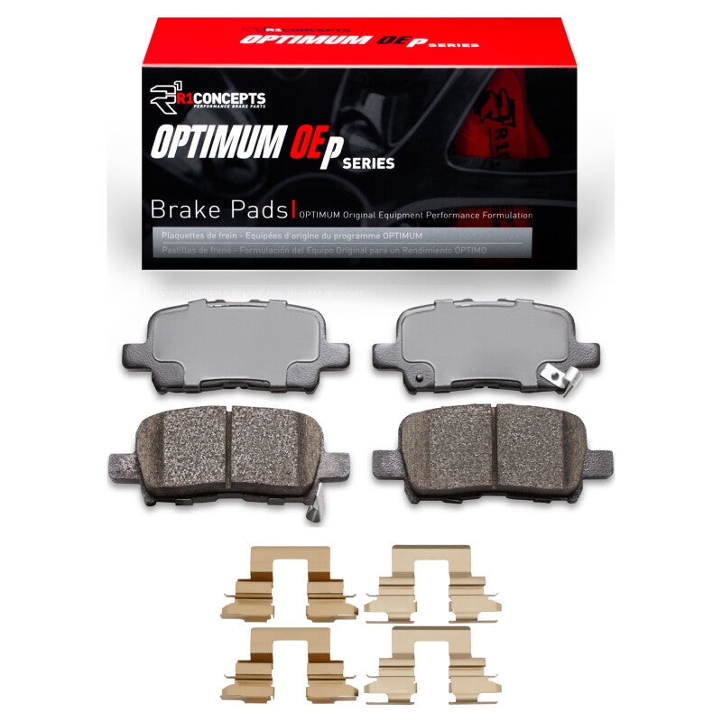 R1 Concepts R1 01-08 Acura MDX Rear Optimum OE Brake Pads & Hardware Kit