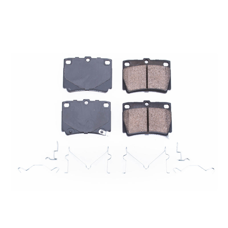 PowerStop Power Stop 97-04 Mitsubishi Montero Sport Rear Z17 Evolution Ceramic Brake Pads w/Hardware