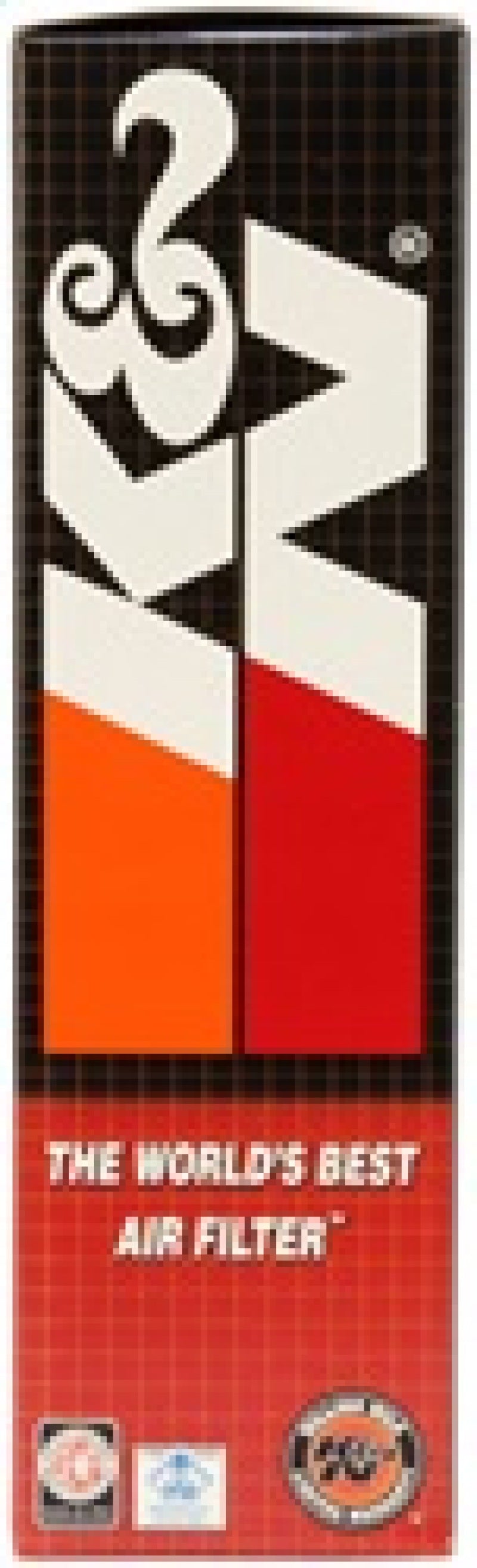 K&N Engineering K&N Custom Air Filter - Oval - 11.5in O/S L x 8.125in O/S W x 2in H