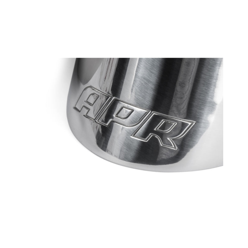 APR Double-Walled 4in Slash-Cut Tips - Polished - Set of 2