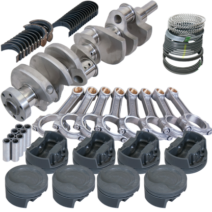 Eagle Ford 289/302 3.400in Crank 5.400in I-Beam Rods -16cc 4.125in Pistons Rotating Assembly