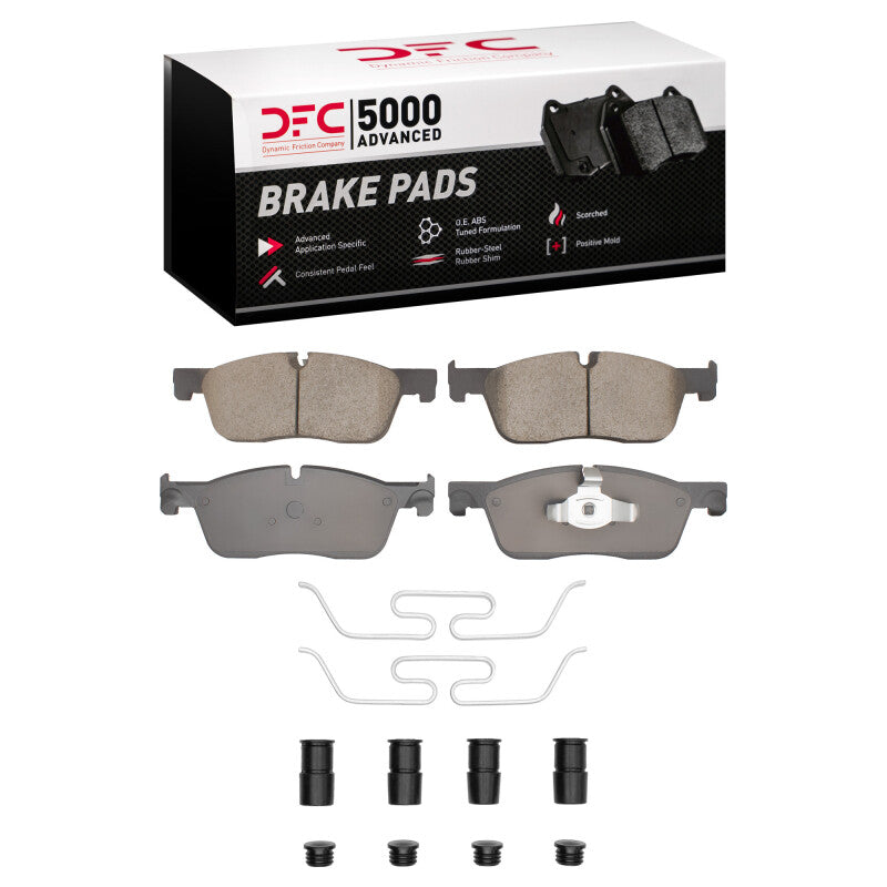 DFC 15-19 Jaguar E-Pace Front 5000 Advanced Ceramic Brake Pads and Hardware Kit