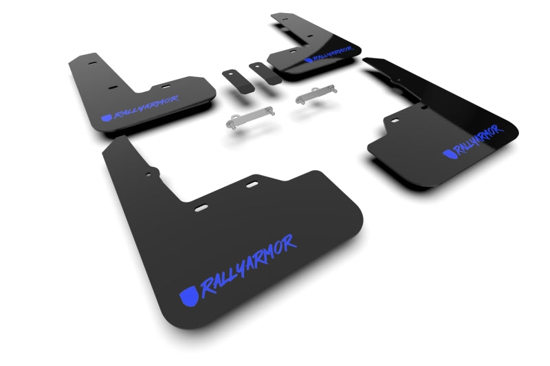 Rally Armor 22-26 Subaru WRX Black UR Mud Flap Altered Font Blue Logo