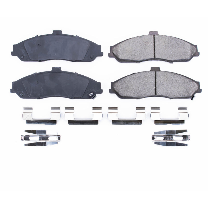 PowerStop Power Stop 04-09 Cadillac XLR Front Z17 Evolution Ceramic Brake Pads w/Hardware