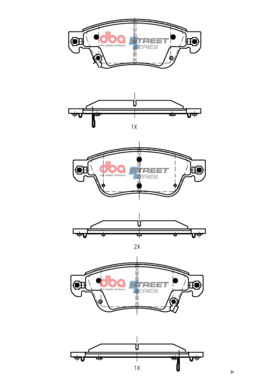 DBA 09-13 Infiniti G37 RWD/AWD (330mm Front Rotor) Street Series Front Brake Pads