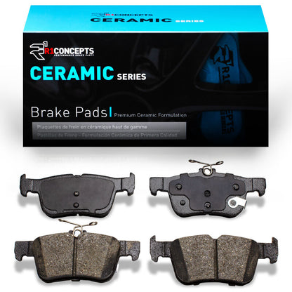 R1 Concepts R1 13-24 Ford Edge Rear R1 Ceramic Brake Pads