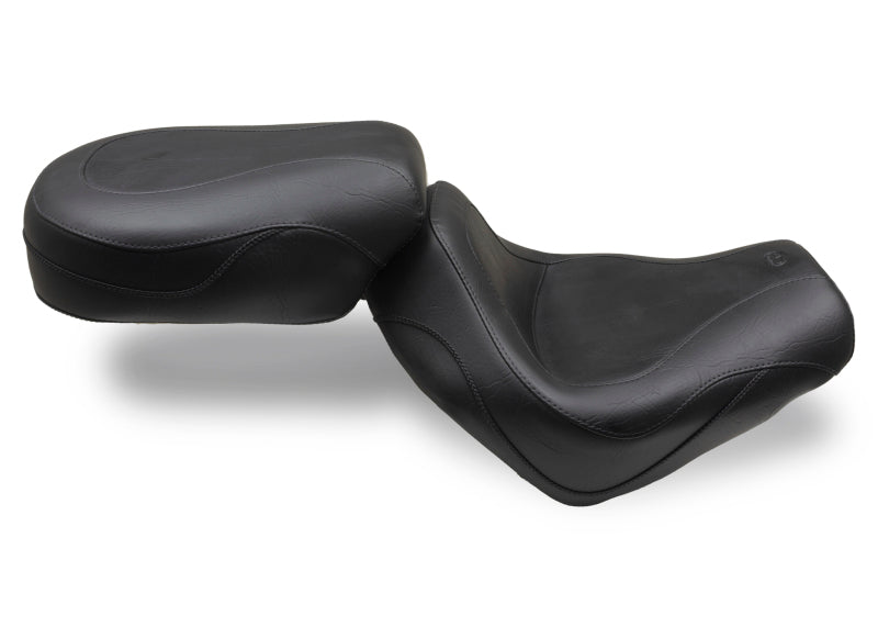 Mustang Motorcycle Mustang 04-09 Honda VTX1300C Sport Touring 2PC Seat - Black