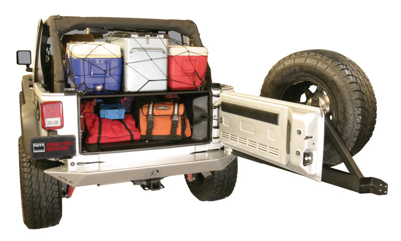 Tuffy Products Tuffy Jk Unlimited Tailgate Enclosure- Black For 2011+