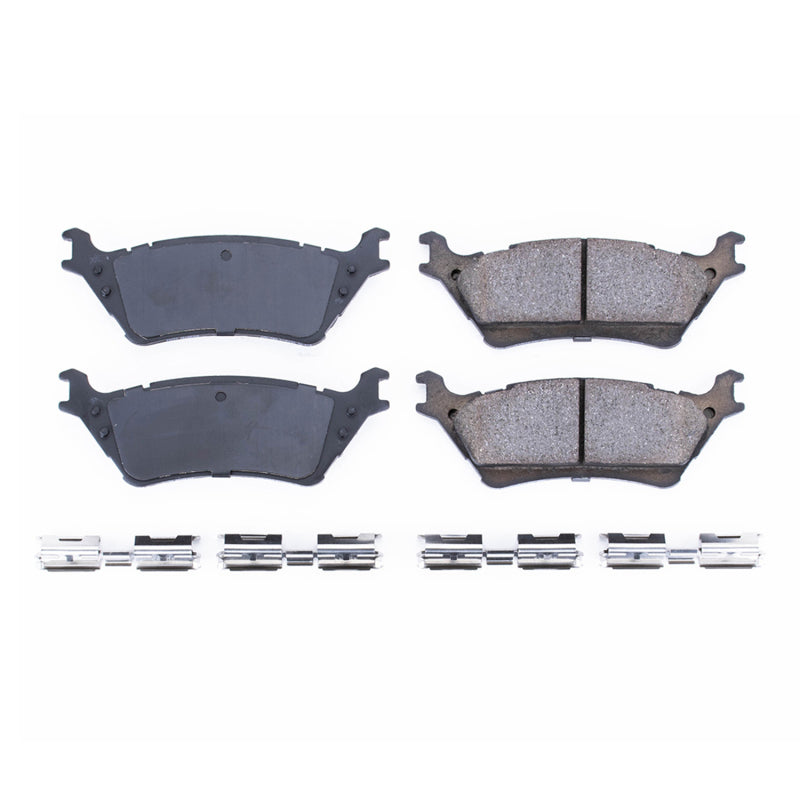 PowerStop Power Stop 12-19 Ford F-150 Rear Z17 Evolution Ceramic Brake Pads w/Hardware