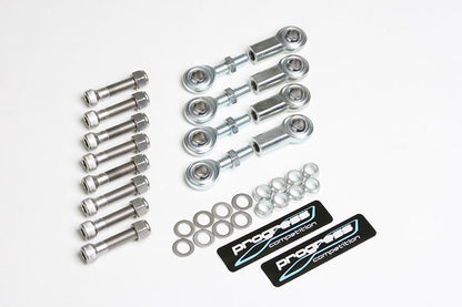 Progress Technology Progress Tech 97-13 Chevrolet Corvette (C5/C6) 3-Piece End Link Kit (Pair) - Front & Rear