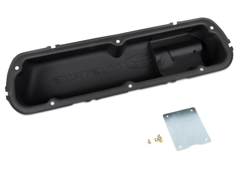 Ford Racing Ford Mustang Logo Black Crinkle Valve Cover