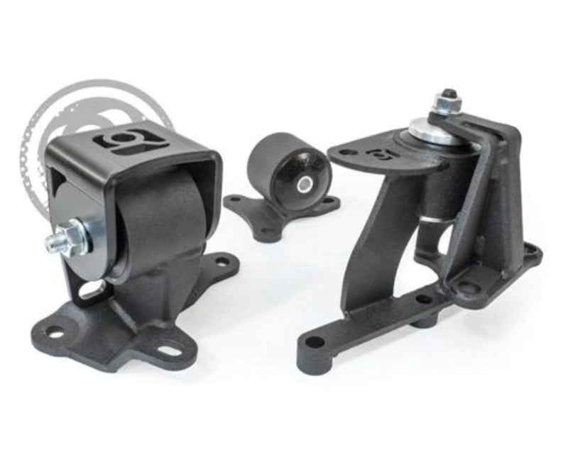 Innovative Mounts Innovative 88-91 Prelude H-Series Black Steel Mounts 95A Bushings