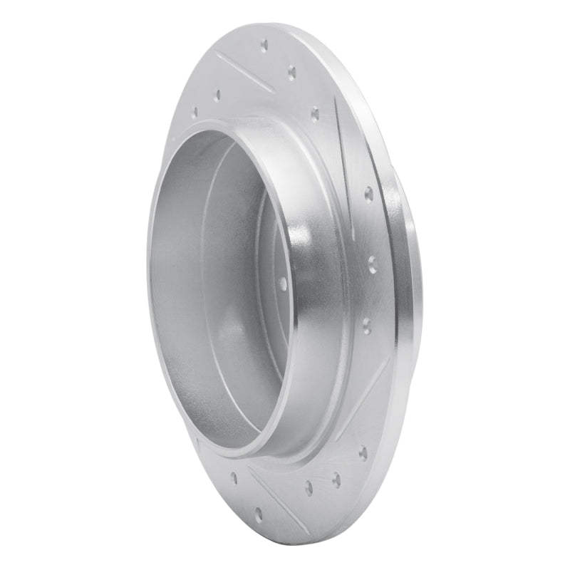 R1 Concepts R1 95-97 Volvo 960 Rear Left Drilled & Slotted Silver Brake Rotor