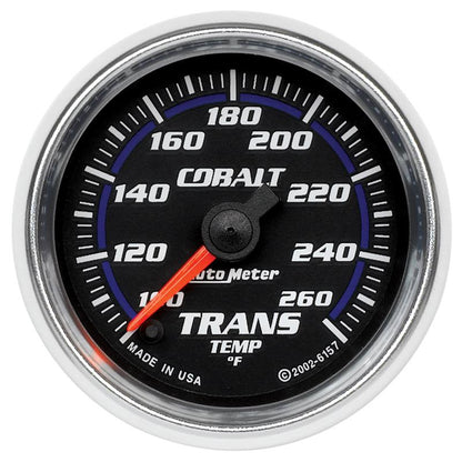 Autometer Cobalt 52mm 100-260 Deg F Electronic Trans Temp Gauge