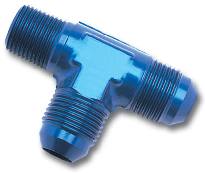 Russell Performance -8 AN to 3/8in NPT Flare to Pipe Tee On Run Fitting