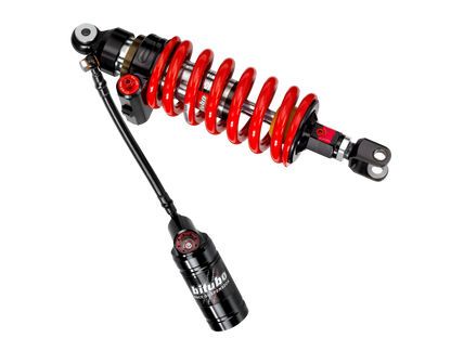 Bitubo Suspension Bitubo CYU3 Monoshock Adjustable: Hydraulic Spring Preload, Reb., Double Comp., Length, Red Spring
