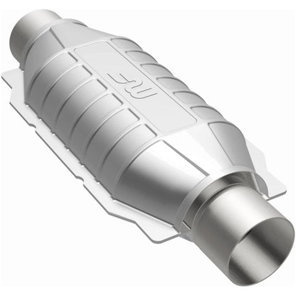 MagnaFlow Univ Cat Conv 2.25in Inlet/Outlet Ctr/Ctr Oval 12in Body L x 6.5in W x 16in Overall L